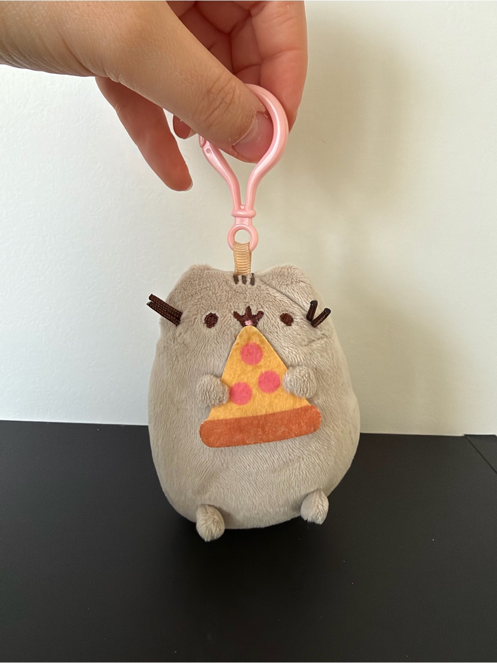 Pusheen with Pizza Keychain Plush